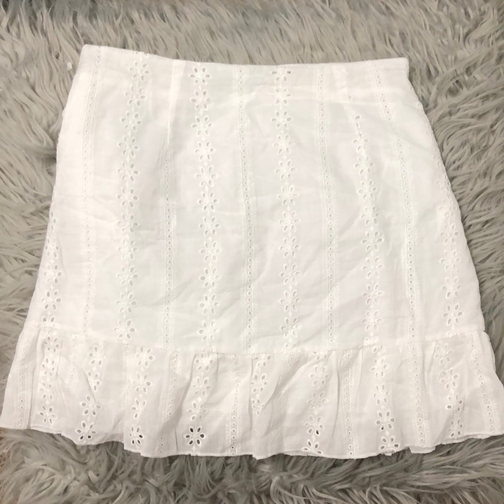 White skirt